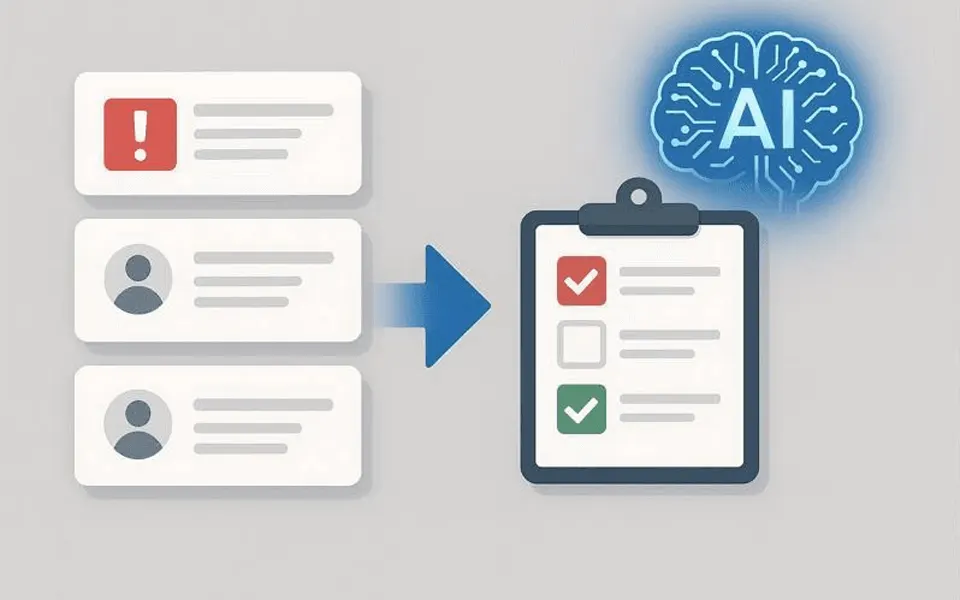Cover image for the article “AI in customer service: efficiency, personalization and limits”